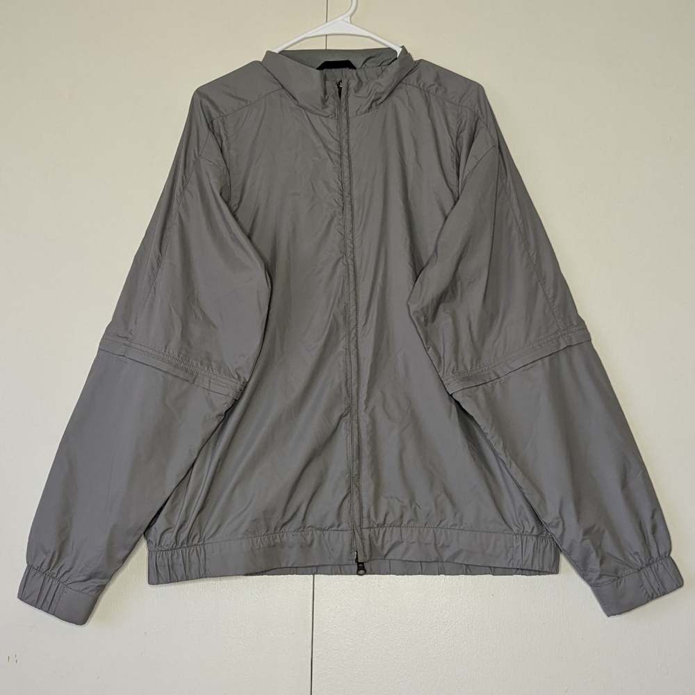 Nike Golf Men's Clima Fit Gray Convertible Jacket Size Large